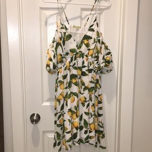 Gianni Bini lemon print dress